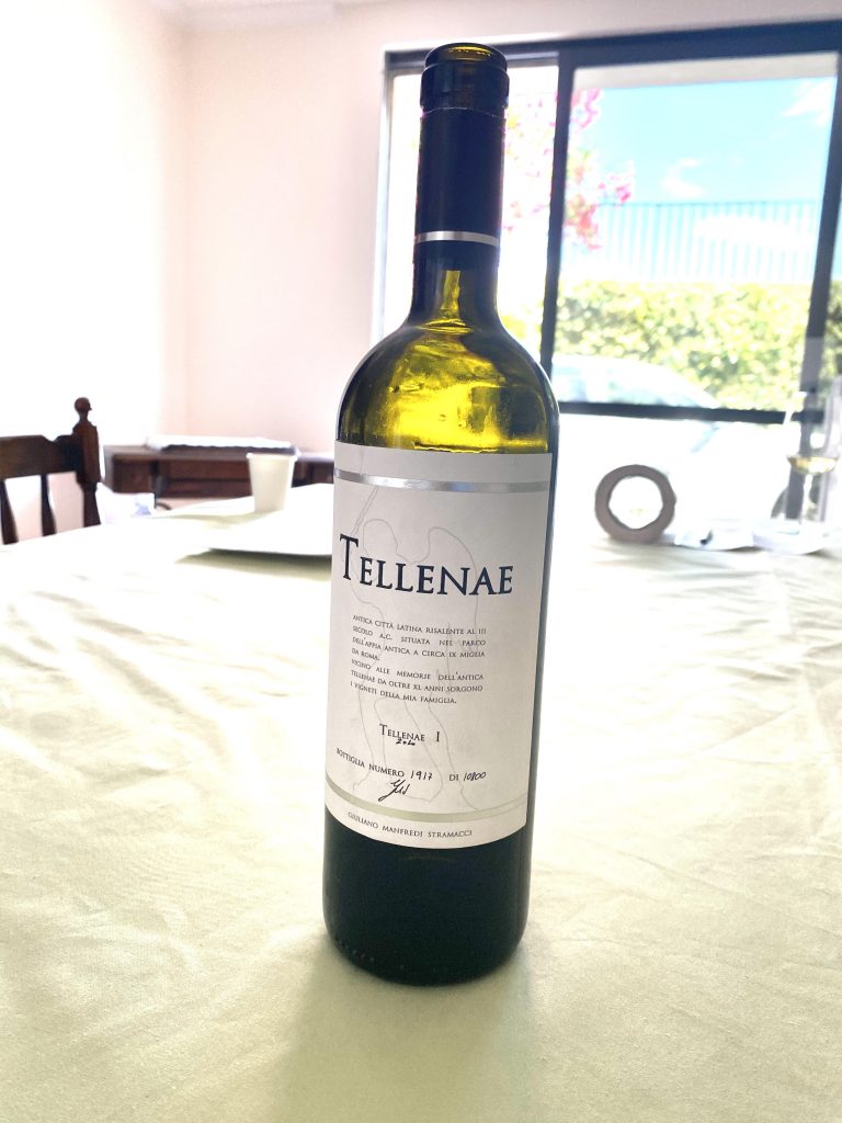 Tellenae 2020 di Giuliano Manfredi Stramacci: altro strike per il vino di Roma!