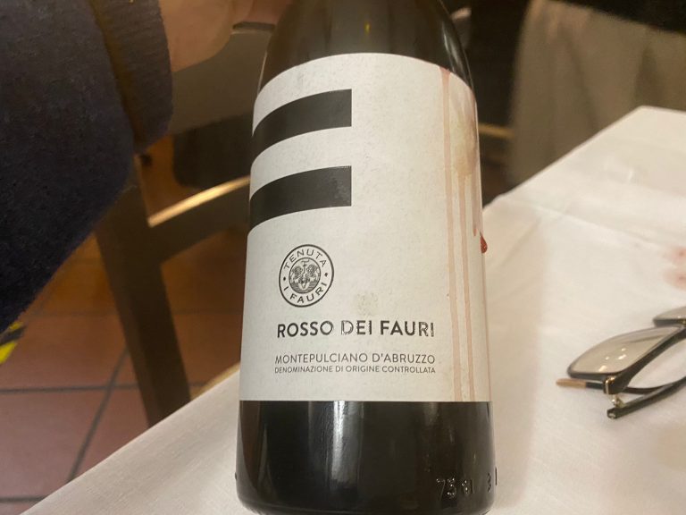 Rosso dei Fauri 2013 di Tenuta i Fauri: un ottimo Montepulciano d’Abruzzo
