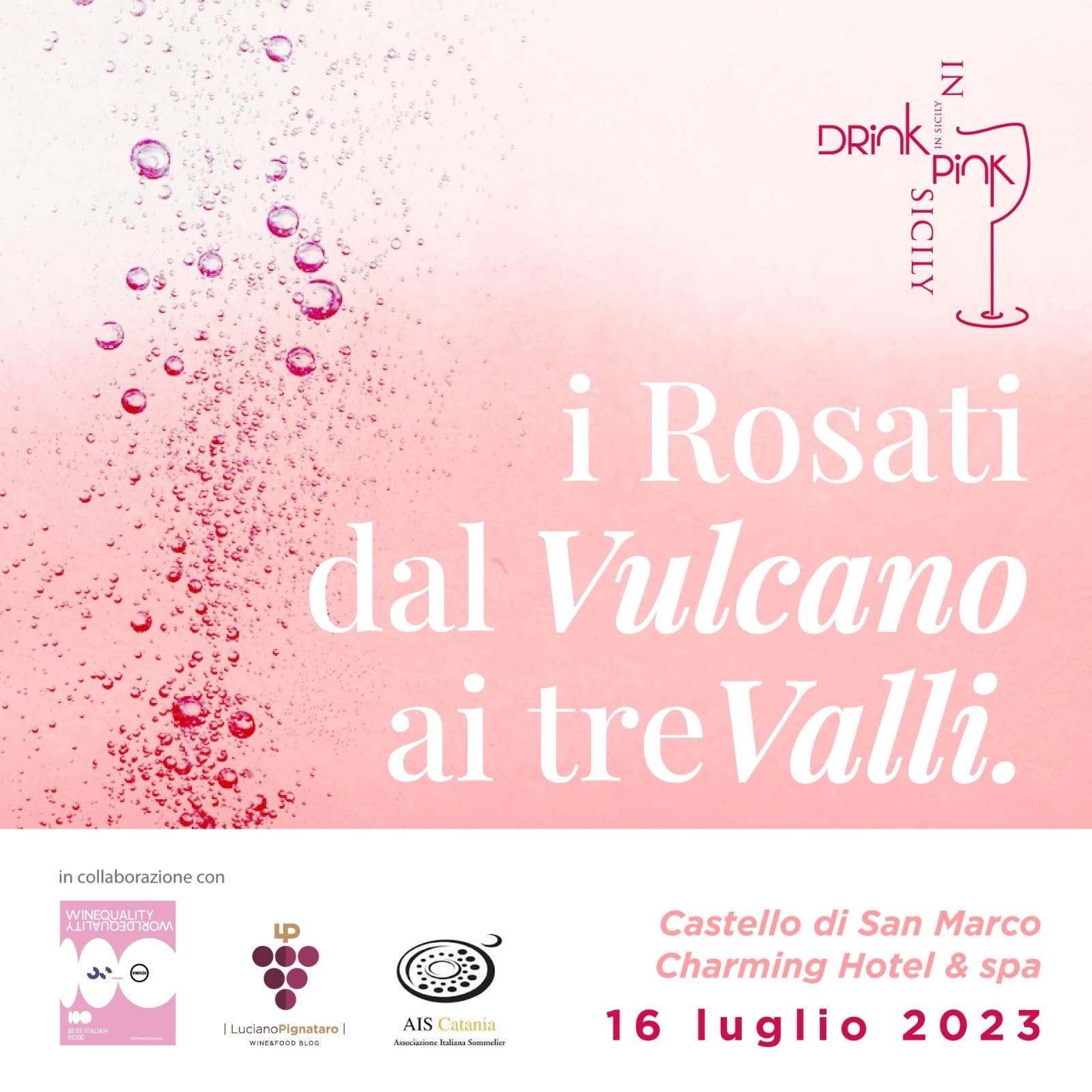 Save the date: Drink Pink Sicily, l’evento dedicato ai migliori rosati siciliani e italiani