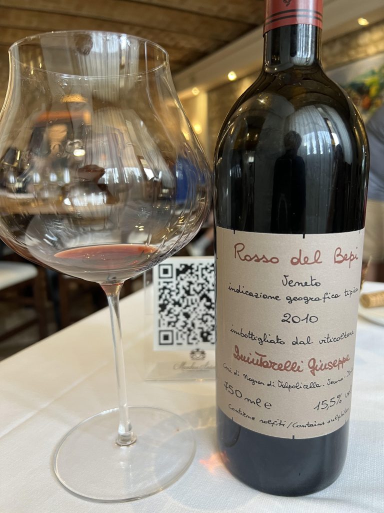 Rosso del Bepi 2010: il vino declassato di Quintarelli che fa impallidire ogni Amarone